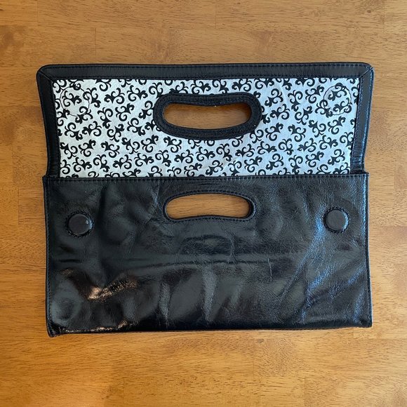 HOBO Black Leather Clutch - Picture 5 of 7